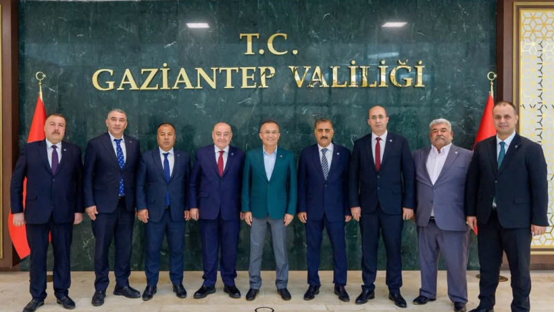 Gaziantep Esnaf ve Sanatkârları Odaları Birliği’nden Vali Çeber’e ziyaret