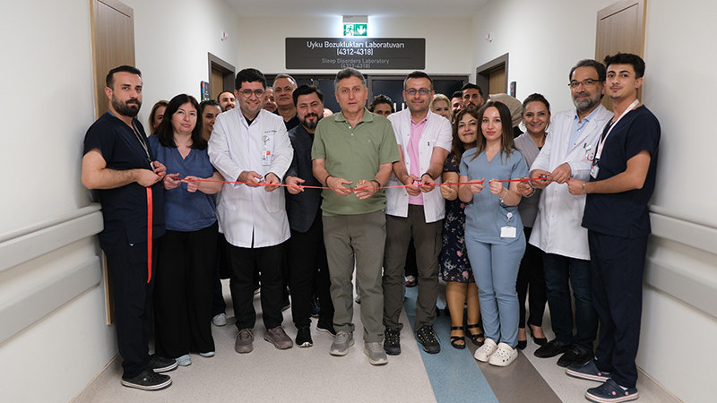 Gaziantep Şehir Hastanesi'nde uyku bozuklukları laboratuvarı hizmete açıldı