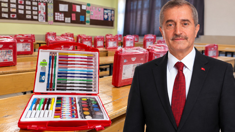 Tahmazoğlu’ndan boyama seti desteği