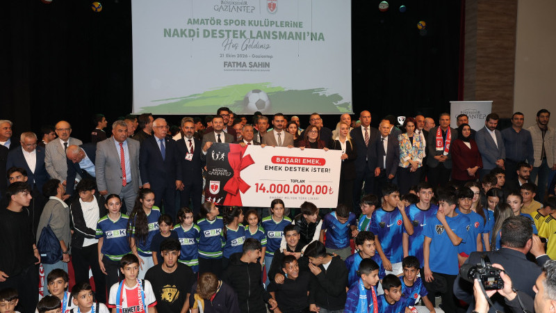 BÜYÜKŞEHİR’DEN AMATÖR SPORA BU YIL DA 14 MİLYON TL'LİK DEV DESTEK