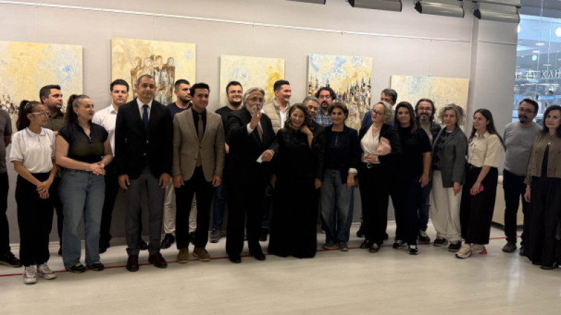 RESSAM AYLA ERDOĞ ÇETİN, SANKO SANAT GALERİSİ’NDE SERGİ AÇTI