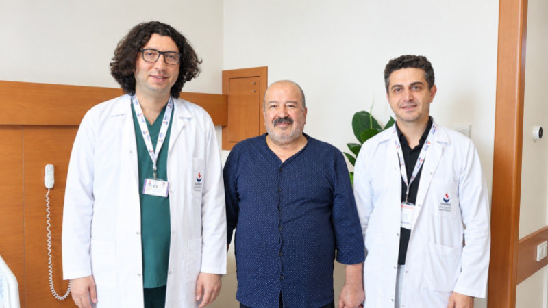 Yüzde 95 damar darlık tek seansta tedavi edildi