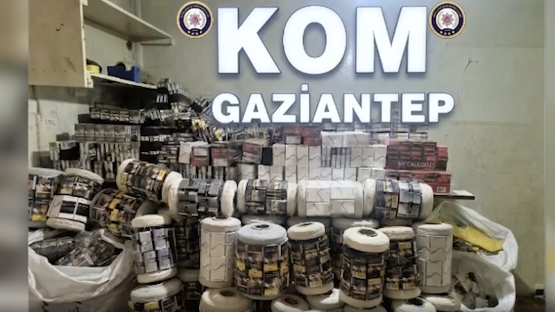 Kaçak sigara operasyonu