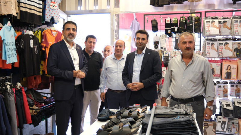 ÜZÜMCÜ’DEN ESNAF ZİYARETİ